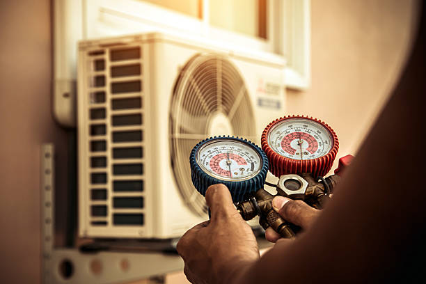 Professional Ac Installation technician working in Weedsport, NY